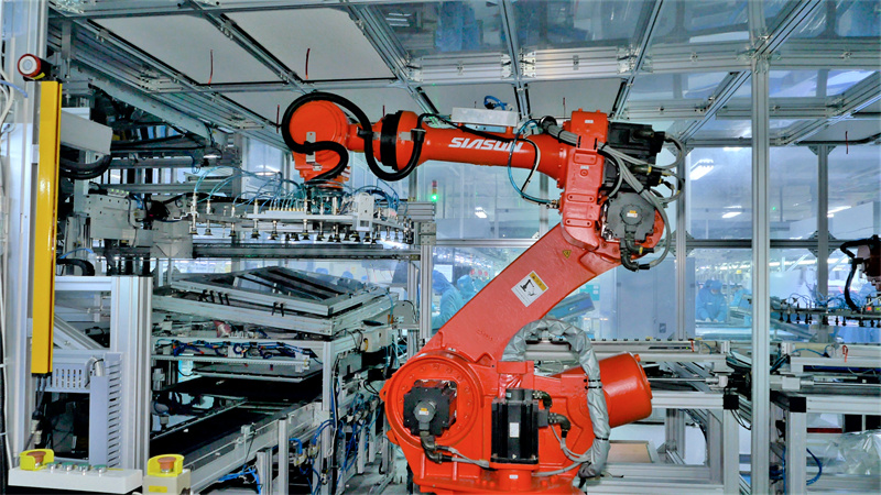 SIASUN industrial robots at an overseas factories